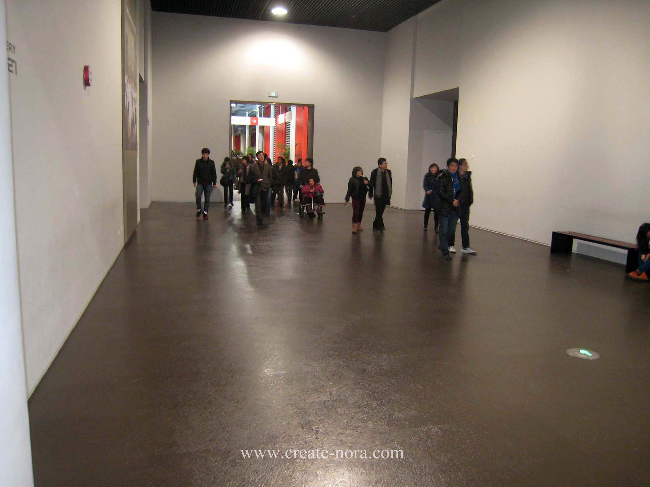 the photo of nora rubber flooring in Shanghai Art Museum 2